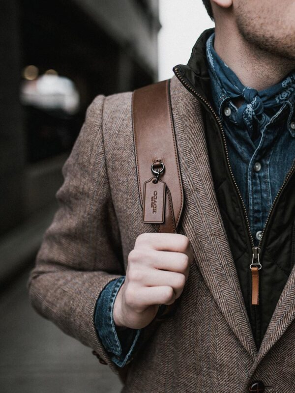 Summit Leather Travel Backpack