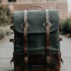 Summit Leather Travel Backpack