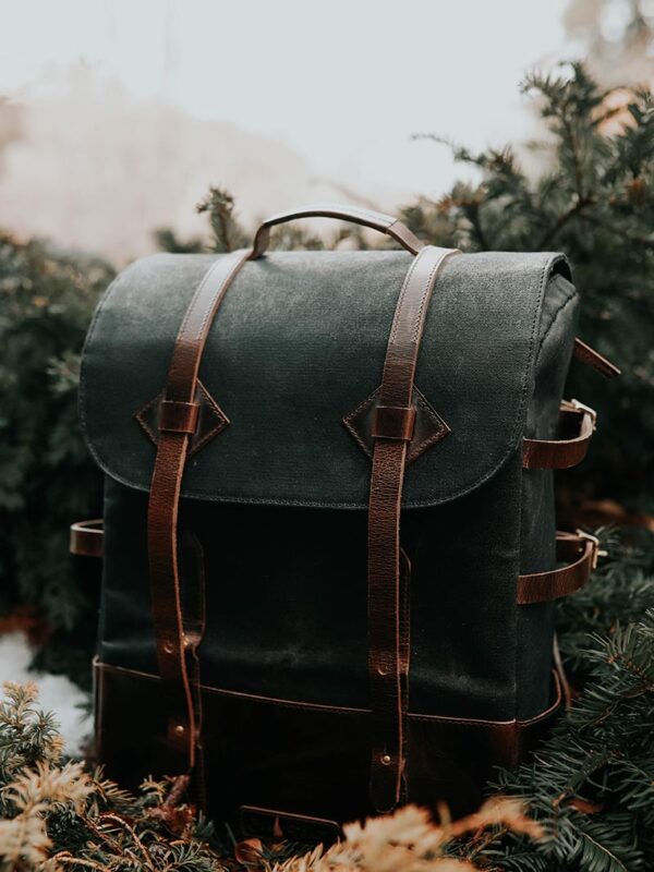 Summit Leather Travel Backpack